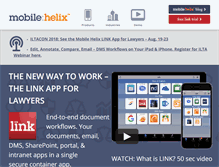 Tablet Screenshot of mobilehelix.com